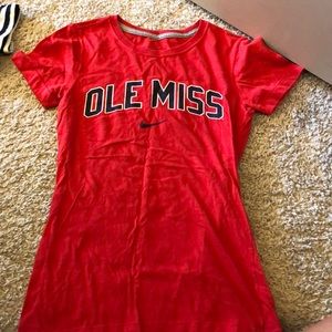 ole miss fitted t-shirt